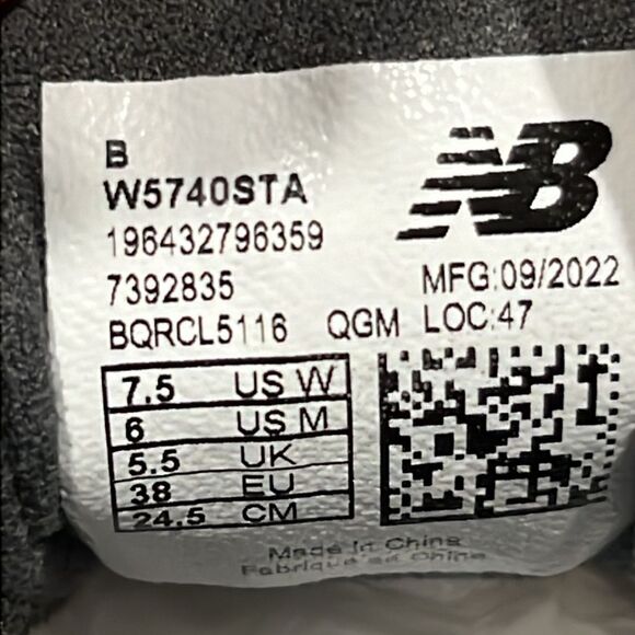 🔥🔥 New Balance 57/40 Low Blacktop Running Shoes Women Sz 7.5 - EXCELLENT - Picture 14 of 14